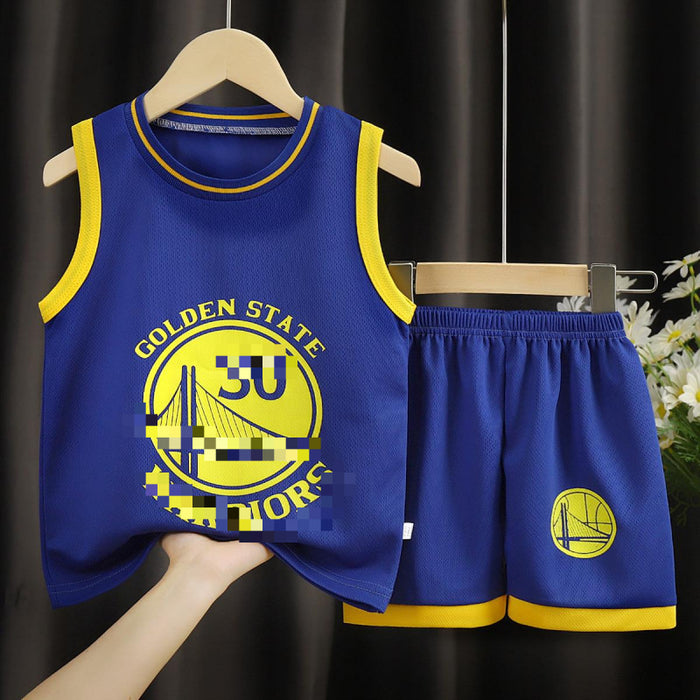 Abbigliamento per bambini Abbigliamento sportivo da basket Abbigliamento per bambini Completo da ragazzo