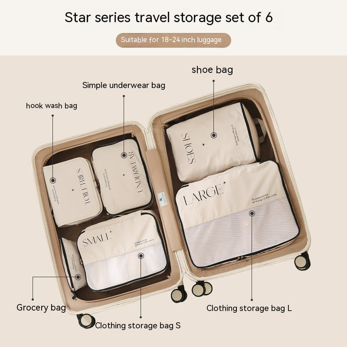 Embalagem do conjunto de bolsa de armazenamento de viagem