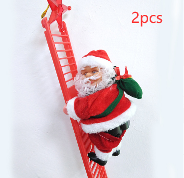 Santa Claus Climbing Ladder Electric Santa Claus Climbing Ladder