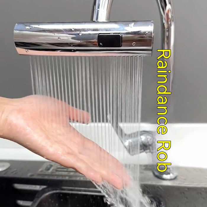 Rubinetto della cucina Uscita a cascata A prova di spruzzi Gorgogliatore rotante universale Prolunga ugello acqua multifunzionale Gadget da cucina