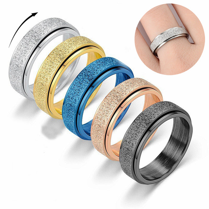 Turnable Anxiety Rings Relieve Stress Rings For Women & Men