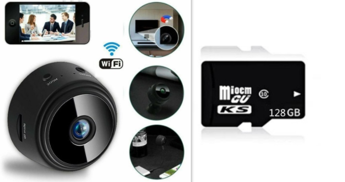 A9 caméra de sécurité à aspiration magnétique caméra HD Vision nocturne infrarouge intelligente maison
