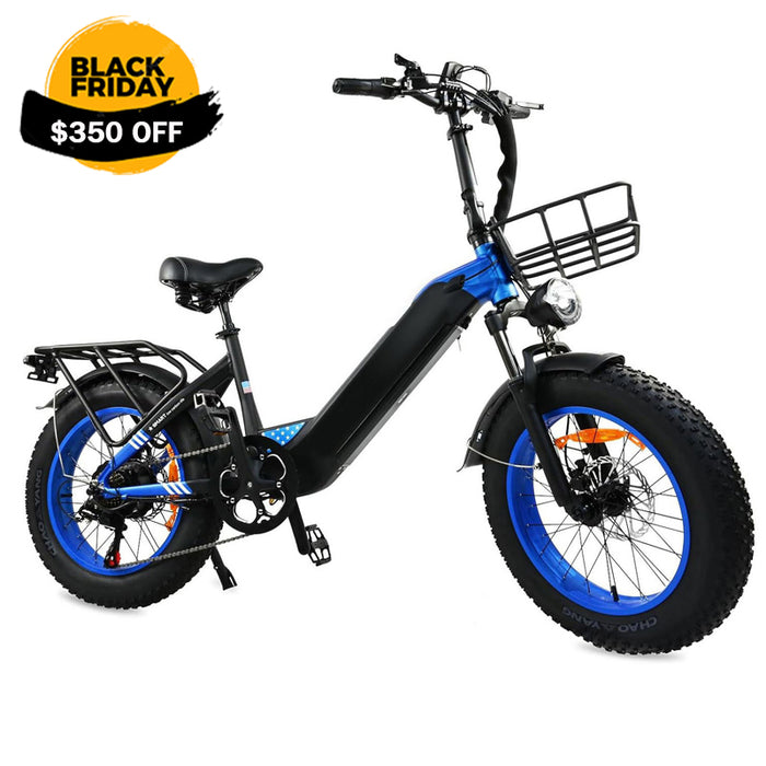 500W Motor Electric Bike For Adults, 20 X 4 Inches Fat Tire Bike,  7 Speed 48V 25MPH Removable Battery Mountain E-Bike