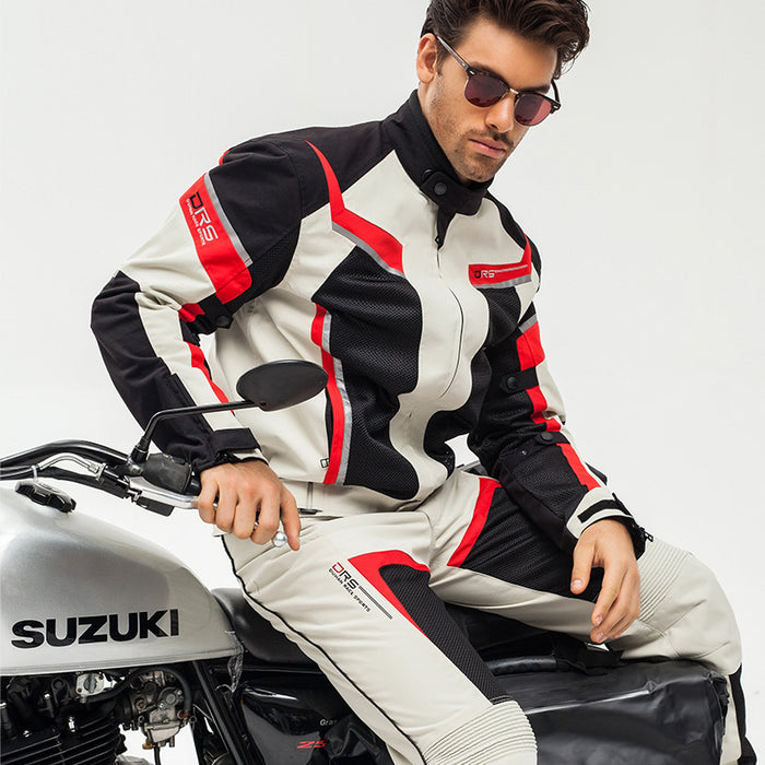Jaqueta respirável para motocicleta de verão masculina e feminina