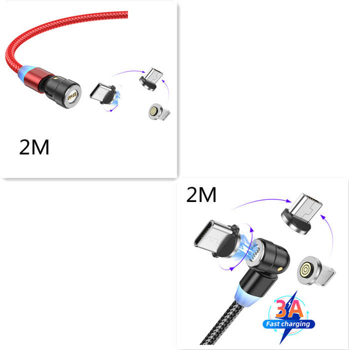 Cavo dati magnetico tre in uno per ricarica del telefono cellulare