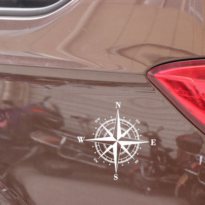 Compass car sticker car window sticker car door scratch sticker