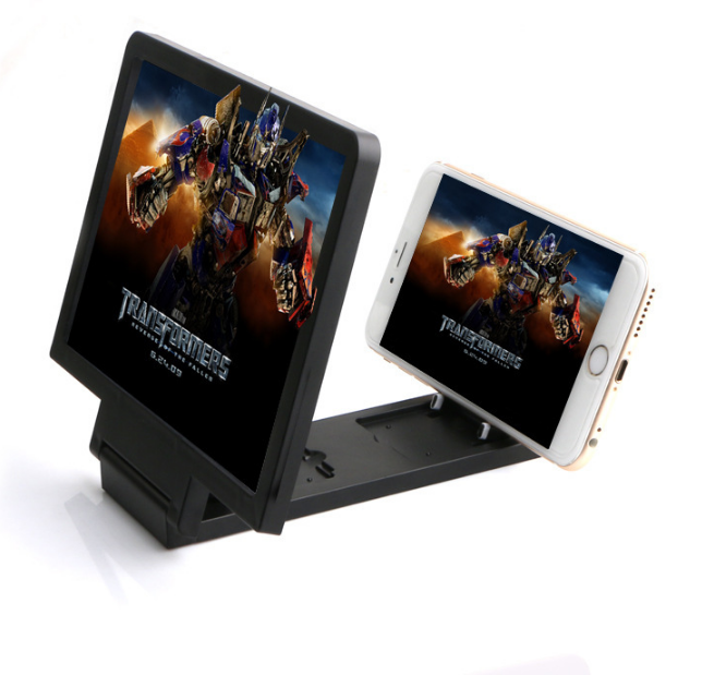 Radiation-proof 3D cell phone screen amplifier cell phone stand