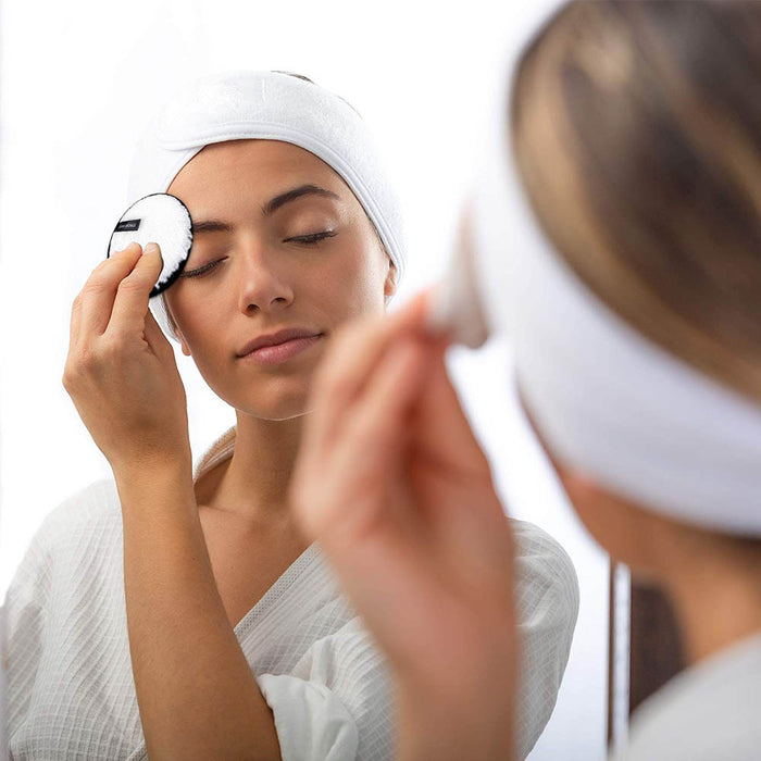 Towel Puff Makeup Face Skin Care Face Headband 3pcs Spa