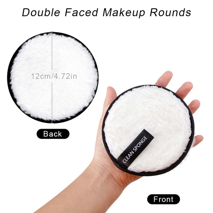 Handtuch Puff Makeup Gesicht-Haut-Pflege Gesicht-Stirnband 3pcs Spa