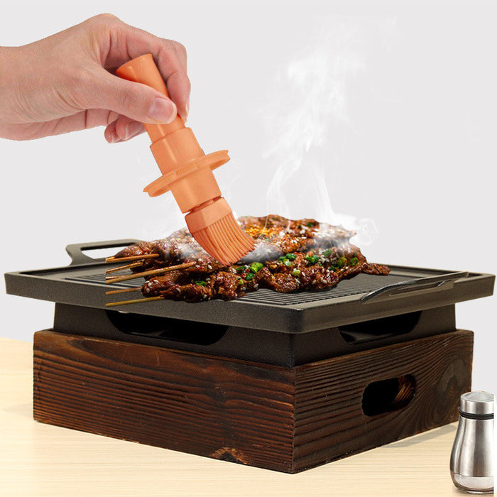 Holzsitz koreanischer Stil Grillpfanne Grill Haushalt rauchfrei