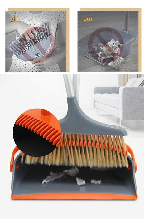 East New Fashion Luxury Broom Dustpan Combination Set Foldable Cleaning Tools House Helper