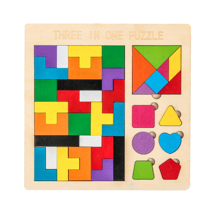 Wooden puzzles for children variety puzzles early education toys