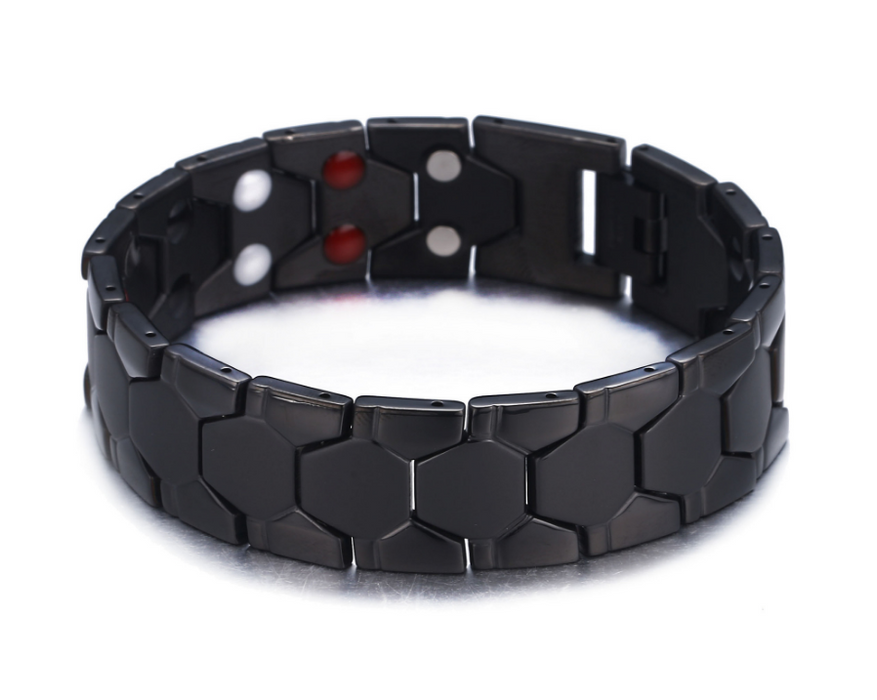 Health Energy 4 IN 1 Bracelet Magnetic Titanium Bio Energy Bracelet for Men Arthritis Twisted Healthy Magnetic Bracelet