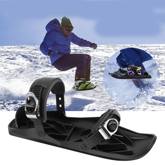 Simple outdoor sports snow mini ski shoes