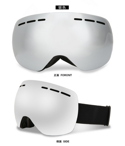 Ski goggles, winter snow sports snowboard glasses with anti-fog UV protection for men women youth snowmobile skiing skating mask