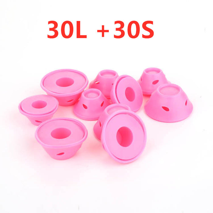 Soft Rubber Magic Hair Care Rollers Silicone Hair Curler No Heat Hair Styling Tool