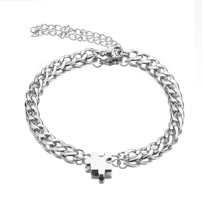 Titanium set bracelet jewelry for men and women