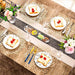 4/8pc Gold Silber Pvc Tischset Essen 38 cm Tischset Waschbar Blume