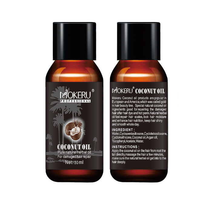 Coconut oil repair frizz repair damage hair care essence hair