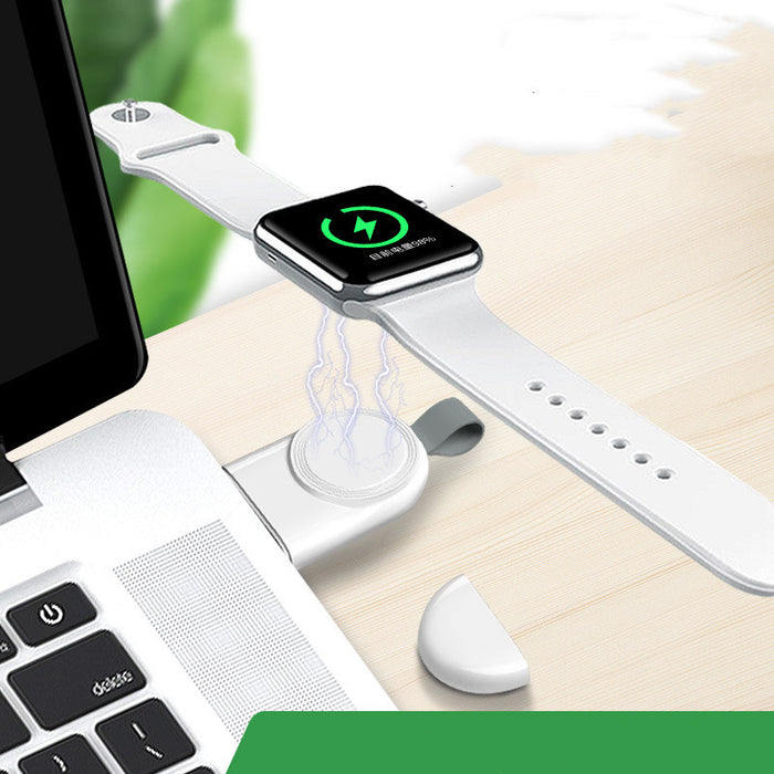 Wireless charger for magnetic wearable watch
