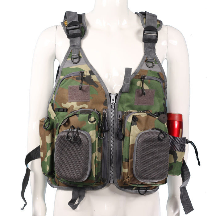 Fishing Outdoor Sports Flying Men Breathing Protection Jacket Safety Vest Survival Vest Utility Vest