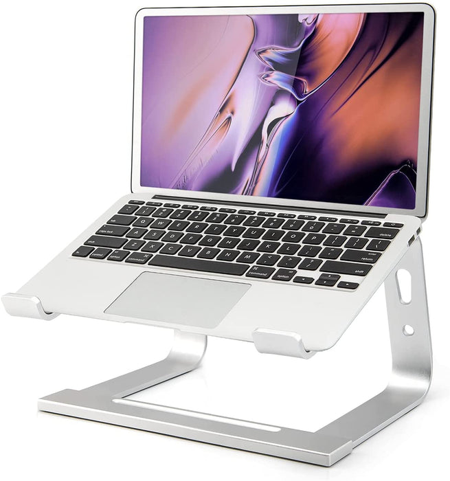 Laptop-Ständer, Computer-Ständer für Laptop, Aluminium Laptop Riser, Ergonomischer Laptop-Halter Kompatibel mit MacBook Air Pro, Dell XPS, Mehr 10-17 Zoll Laptops Arbeit von zu Hause