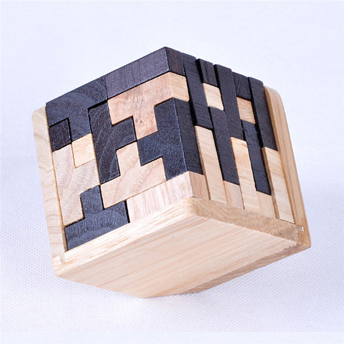 Creative 3D Puzzle Luban Interlocking Wooden Toys Early Educational Toys Puzzles