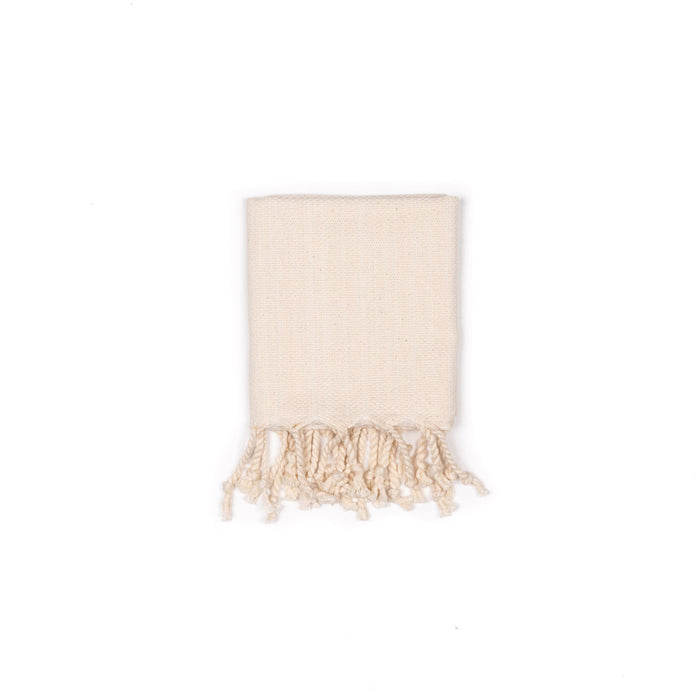 Handwoven table linen Peskir Spade | Ecru