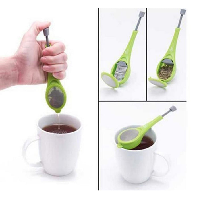 Silikon-Küche-Teefilter-Teeblatt-Ei-Trinkwerkzeug-Tee
