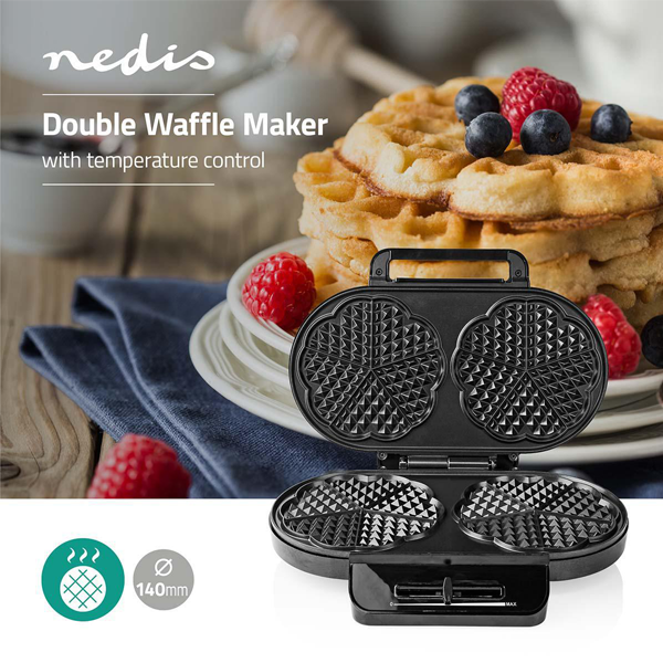 Nedi's heart-shaped waffle iron