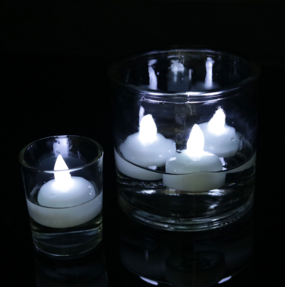 12 Stück LED-Teelichter, flammenlose Kerzen für Jäten, Partydekoration