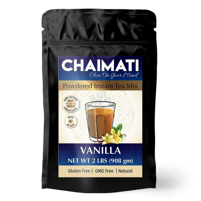 ChaiMati - Vanilla Chai Latte - Instant-Pulver - 2 lbs Glas