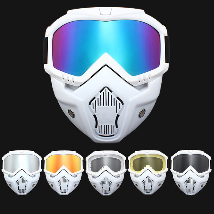 Ski wind goggles